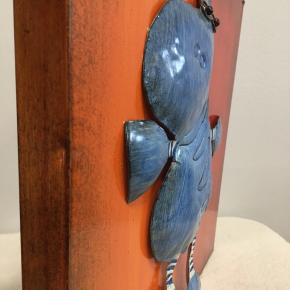 Whimsical Animal Hand Painted Metal Wall Art zebra - Picture 5 of 15